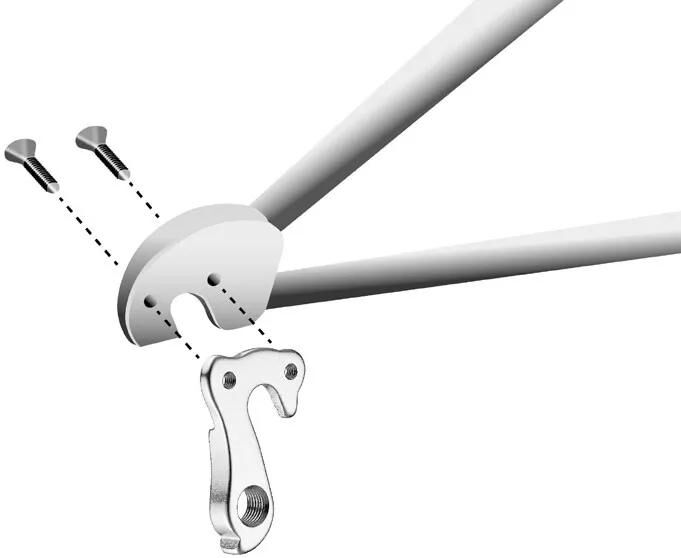 UNION schaltauge dropout gh-167 incl. screws