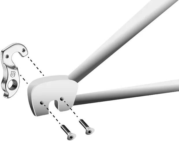 UNION schaltauge dropout gh-179 incl. screws
