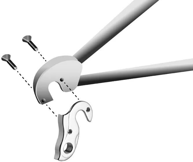 UNION schaltauge dropout hg-208 incl. screws