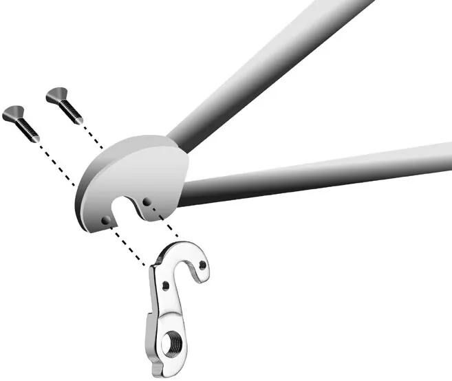 UNION schaltauge dropout hg-209 incl. screws