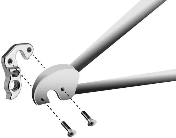 UNION schaltauge dropout hg-212 incl. screws