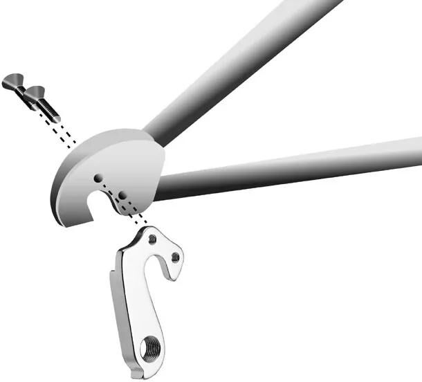 UNION schaltauge dropout hg-219 incl. screws