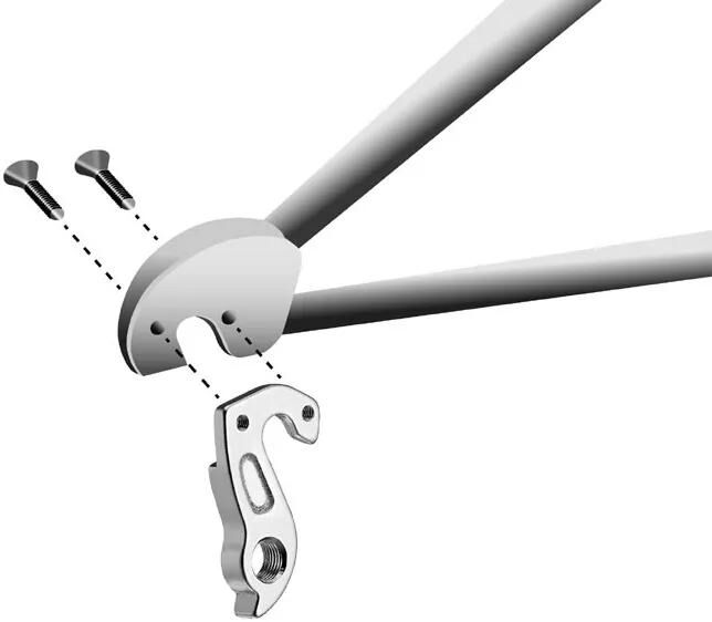 UNION schaltauge dropout hg-224 incl. screws