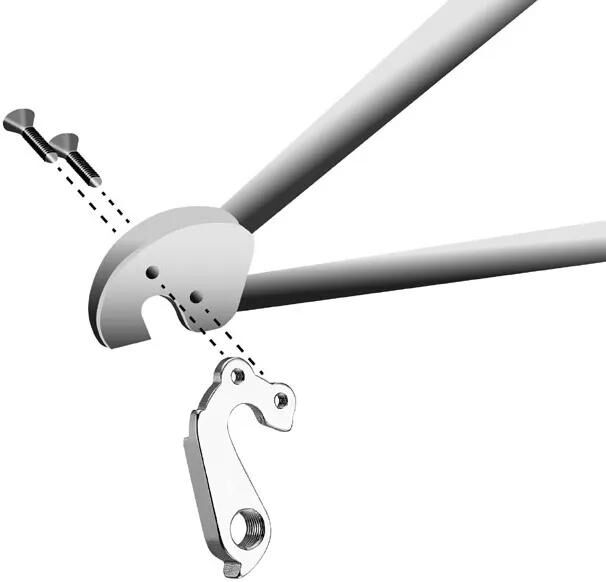 UNION schaltauge dropout hg-246 incl. screws
