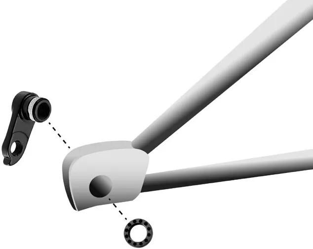 UNION schaltauge dropout hg-247 incl. screws