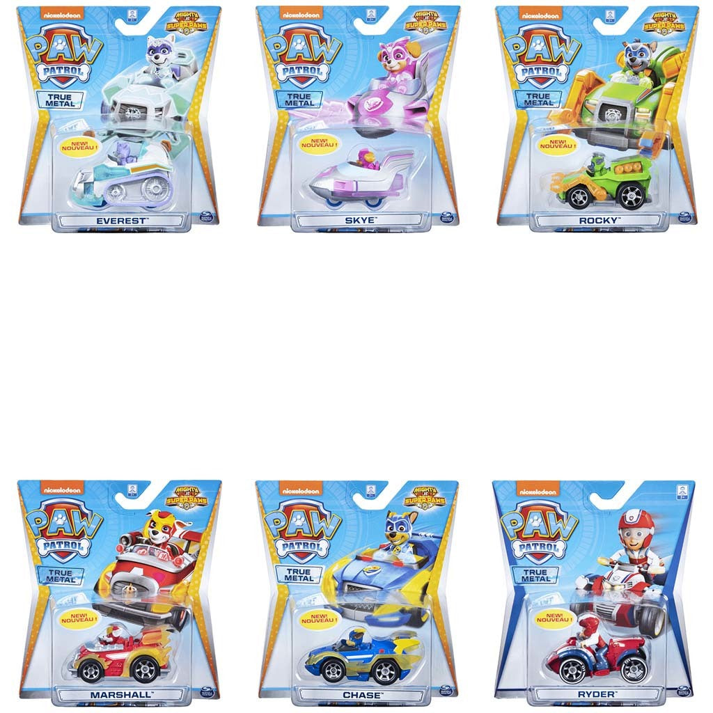 Paw Patrol die-cast voertuig met pup