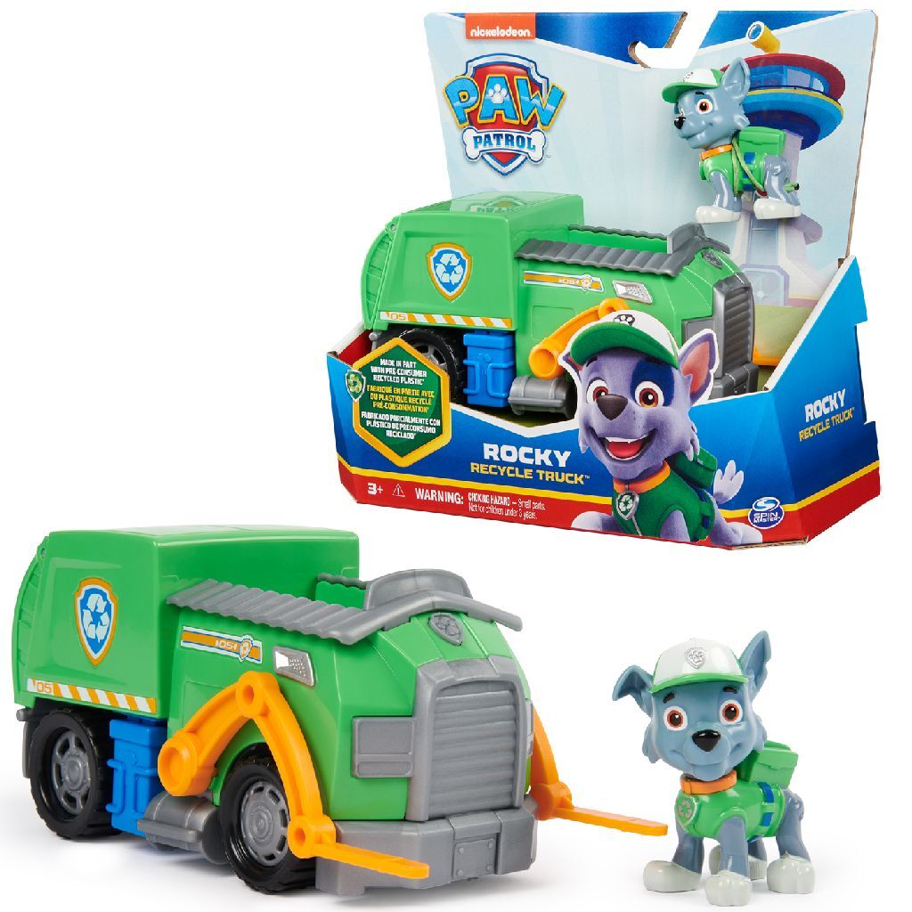 Paw Patrol rocky vuilniswagen