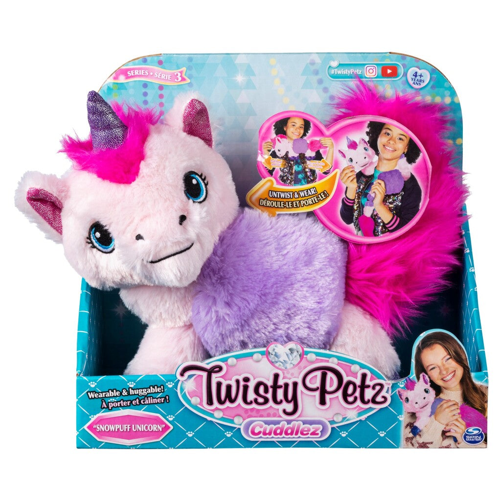 Spin Master twisty petz eenhoorn knuffel cuddlez