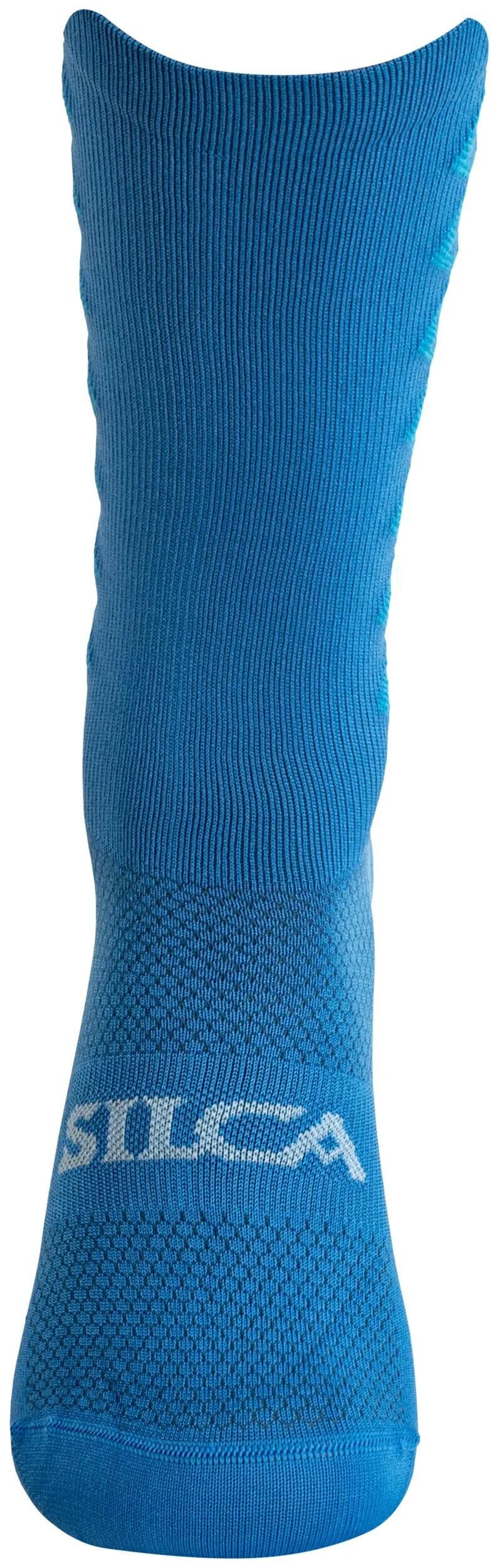 SILCA socken aero tall socks sock aero tall size s cyan blue