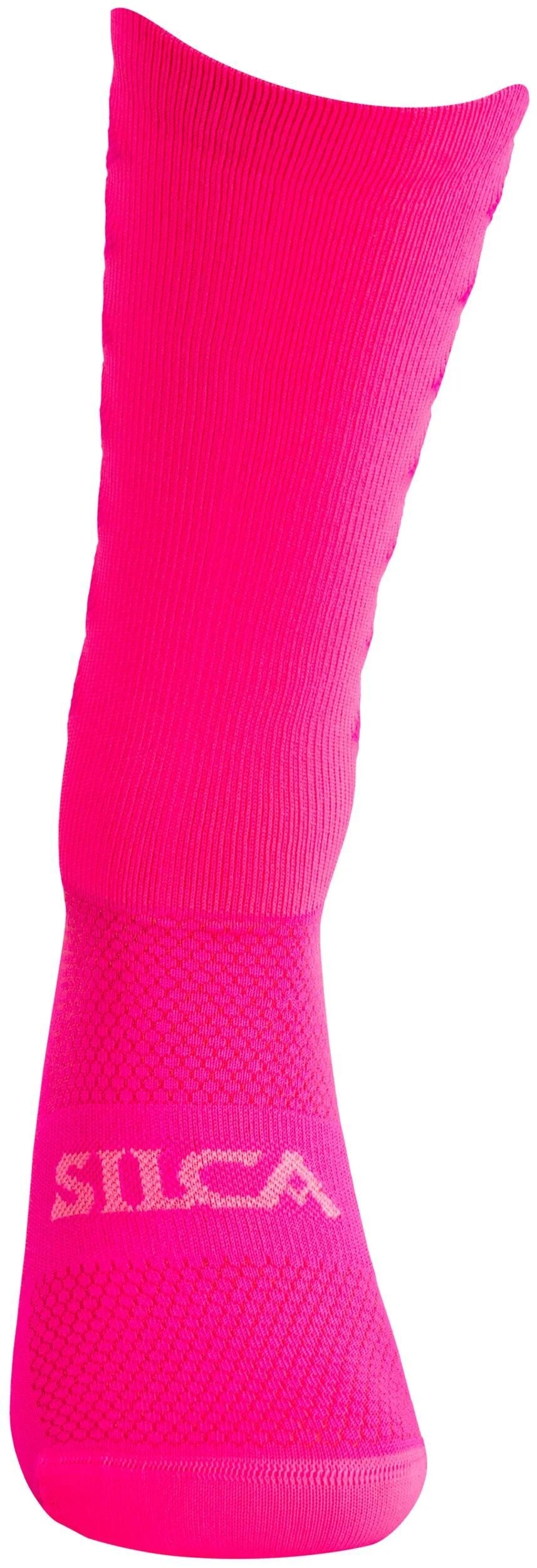 SILCA socken aero tall socks sock aero tall size l neon pink