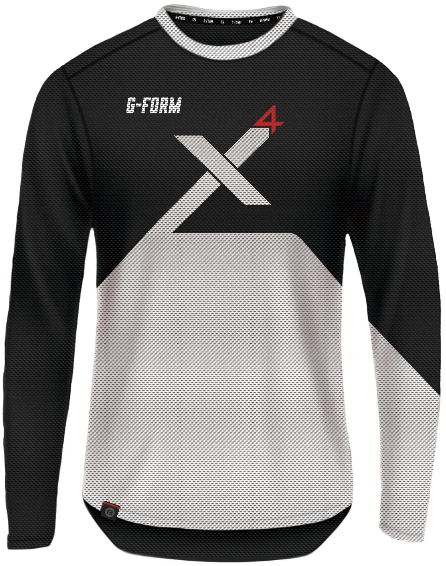 G-FORM langarmshirt pro-x4 longarm shirt pro x-4 size m bl white