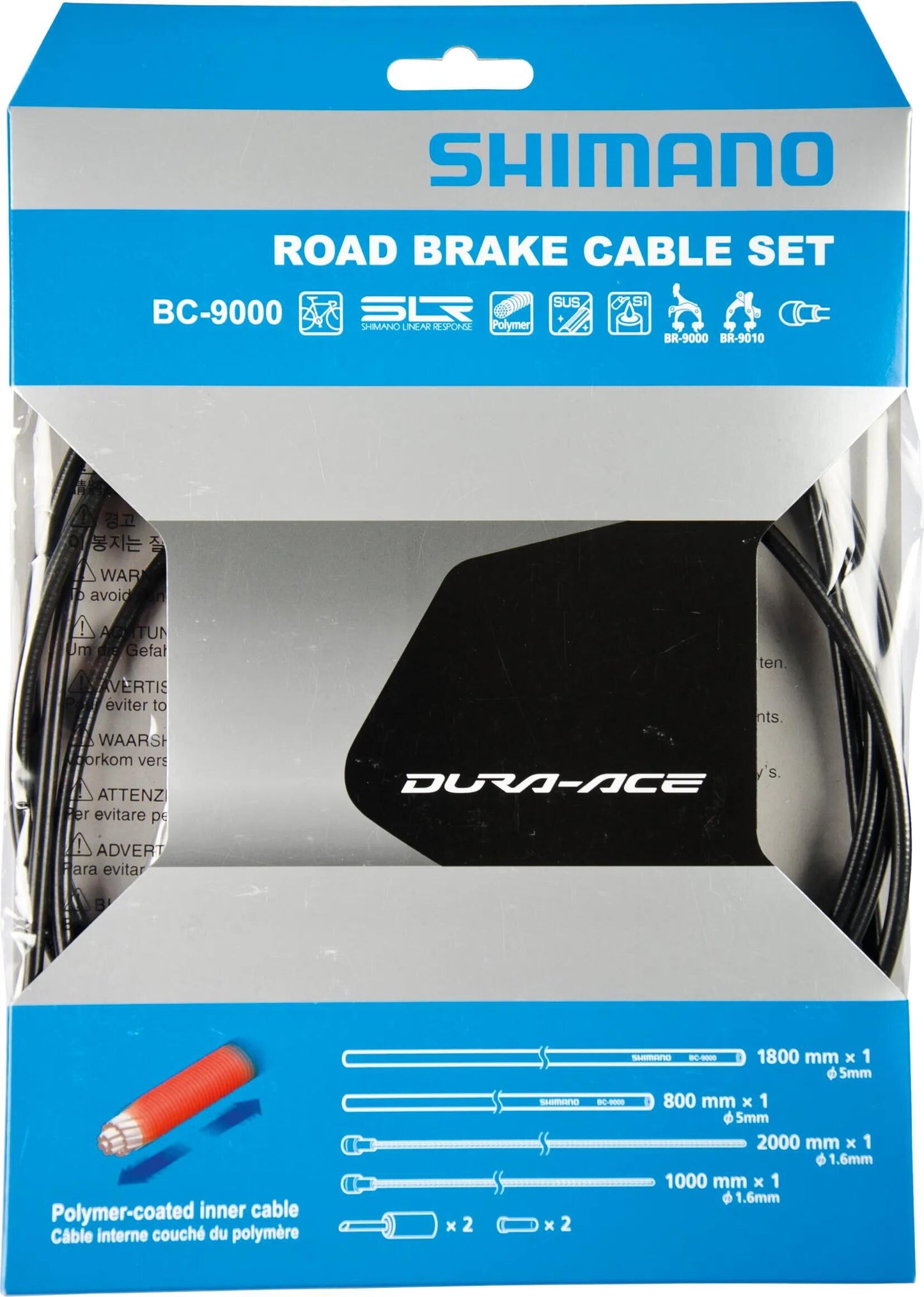 SHIMANO bremszug-set dura ace bc-9000 br.cable set da bc9000 shim.grey
