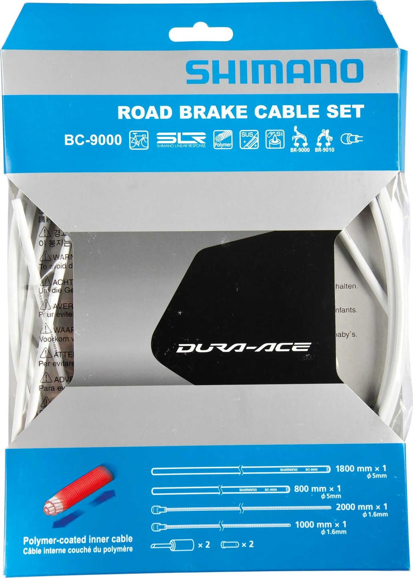 SHIMANO bremszug-set dura ace bc-9000 br.cable set da bc9000 shim. white