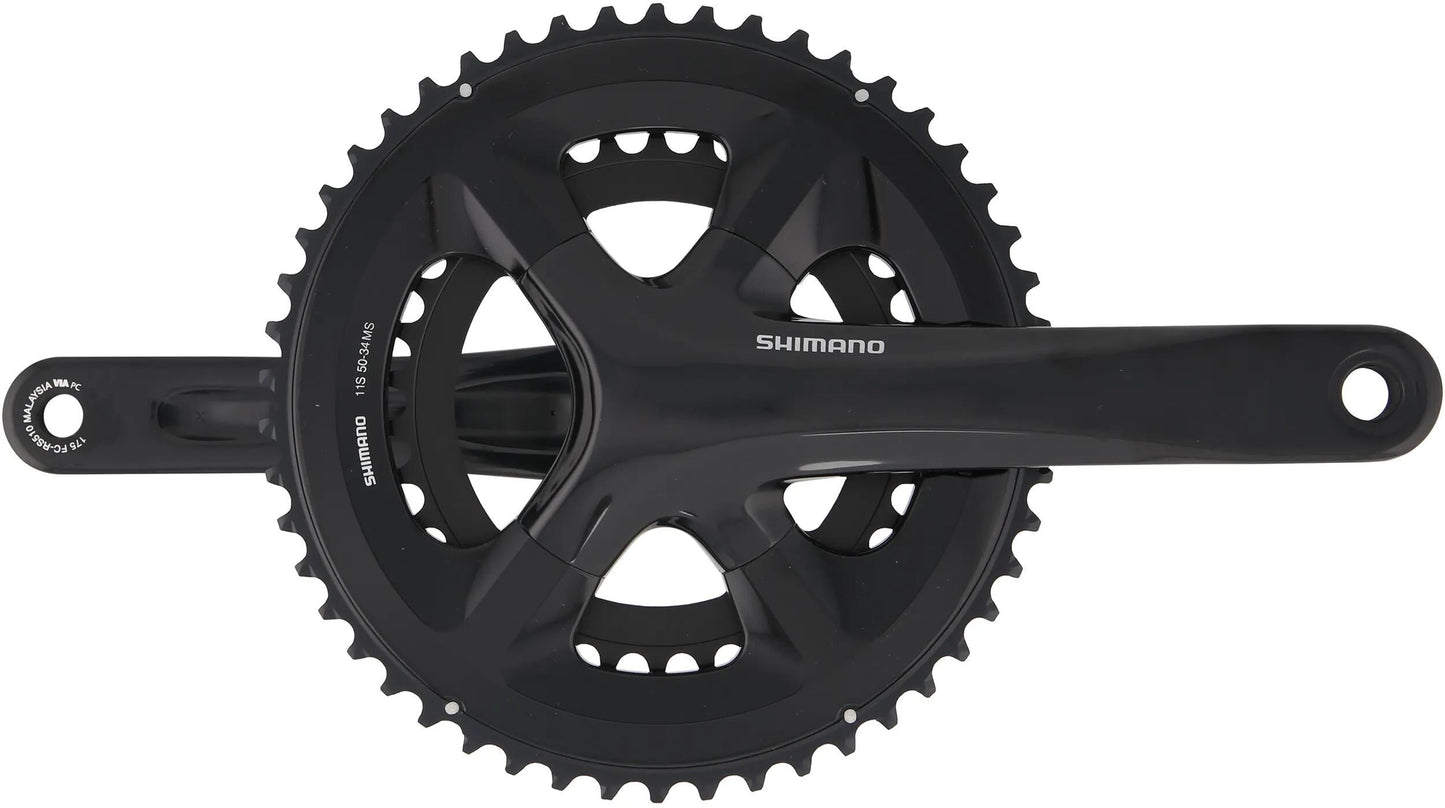 SHIMANO kettenradgarnitur 105 fc-rs510 crankset shim.105 fcrs510 36 46t.175mm ht2 11sp