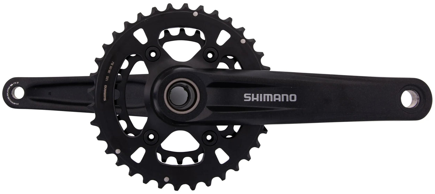 SHIMANO kettenradgarnitur fc-mt610-2 und 610-b2 crankset shim.fc-mt610-2 and 610-b2 170mm