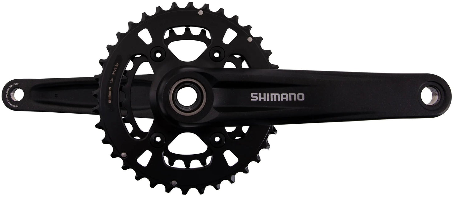 SHIMANO kettenradgarnitur fc-mt610-2 und 610-b2 crankset shim.fc-mt610-2 and 610-b2 175mm