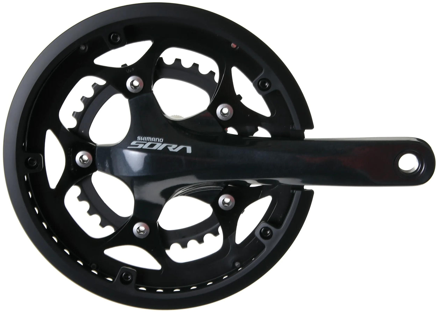SHIMANO kettenradgarnitur sora fc-r3000 crankset shi.sora fcr3000 34 50t.170mm ht2 9sp bl.