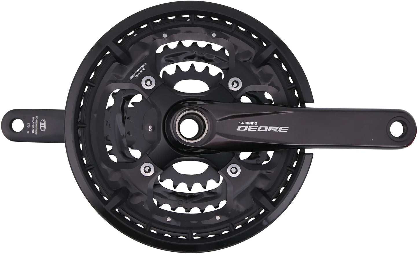 SHIMANO kettenradgarnitur deore fc-t6010 crankset shim.deore t6010 26 36 48t.170mm ht2 10sp