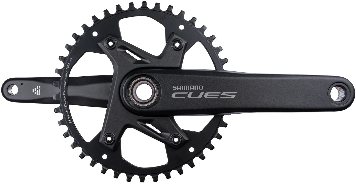SHIMANO kettenradgarnitur cues fc-u6040-1 shim.krg u6040-1 42 175 sw 9 10 11f ht