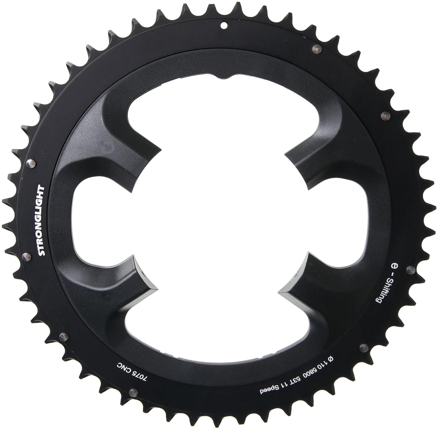 STRONGLIGHT kettenblatt chain ring strongl. 53t outer alu black