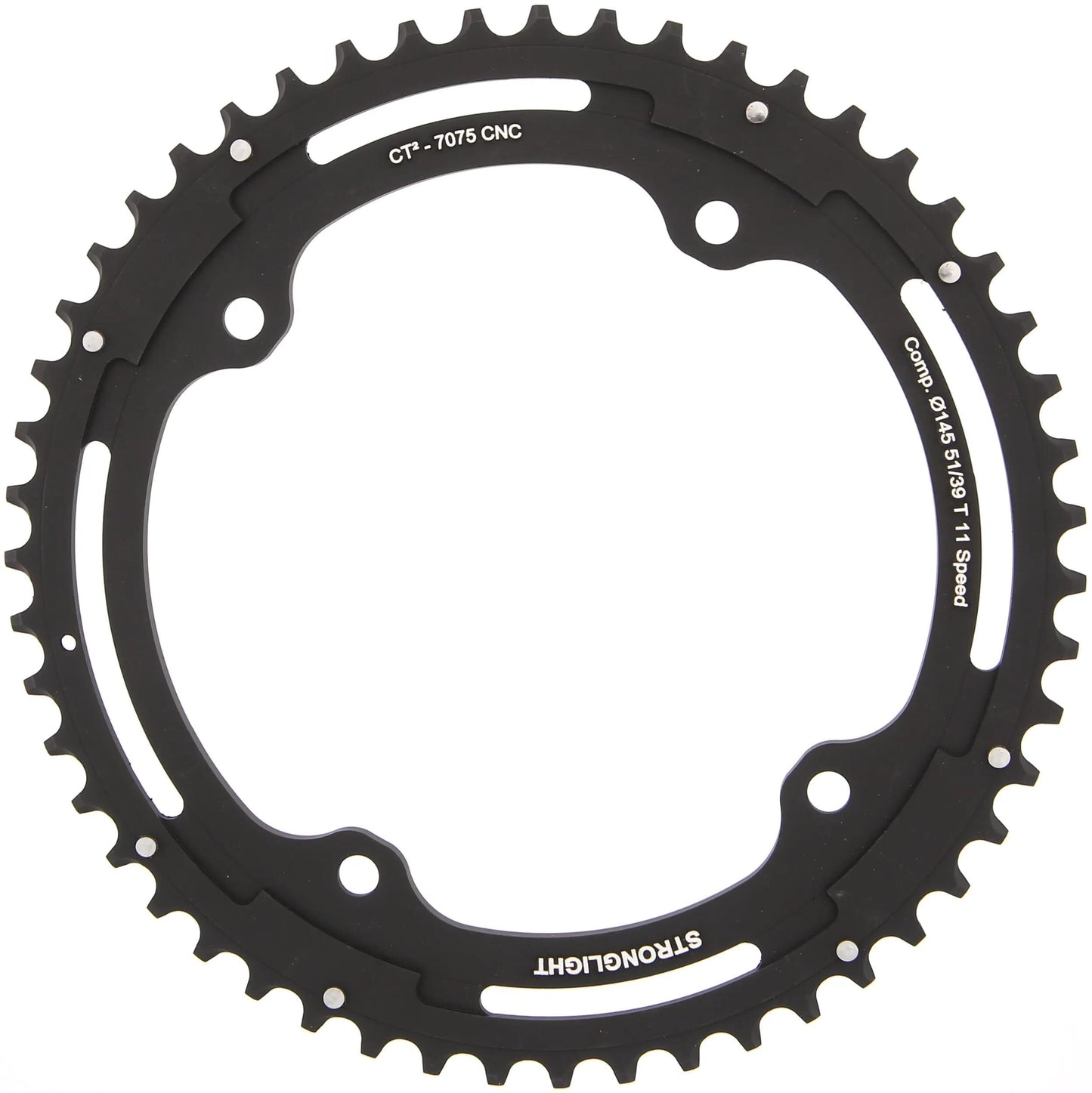 STRONGLIGHT kettenblatt ct2 chain ring strongl. ct2 51t outer cer.-tefl.coat.