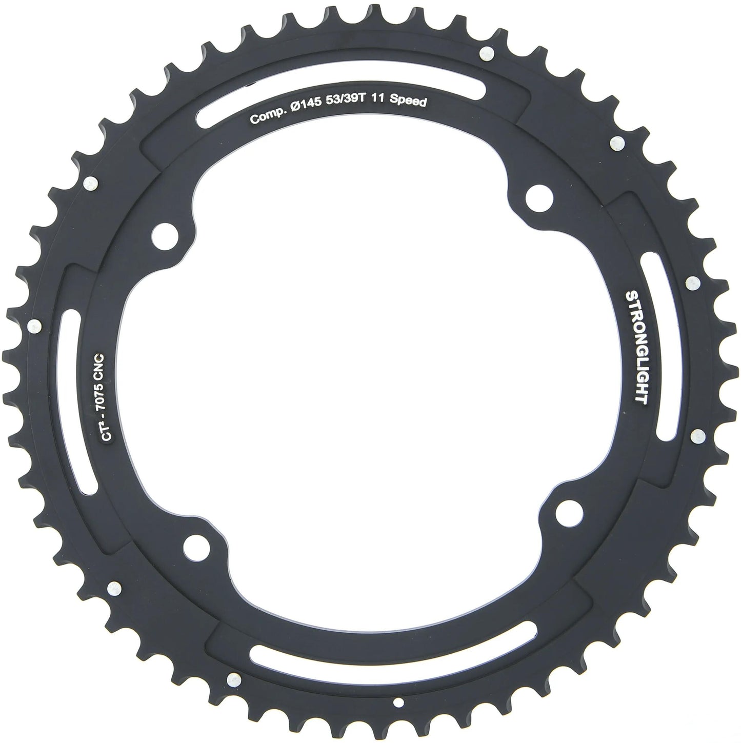 STRONGLIGHT kettenblatt ct2 chain ring strongl. ct2 53t outer cer.-tefl.coat.