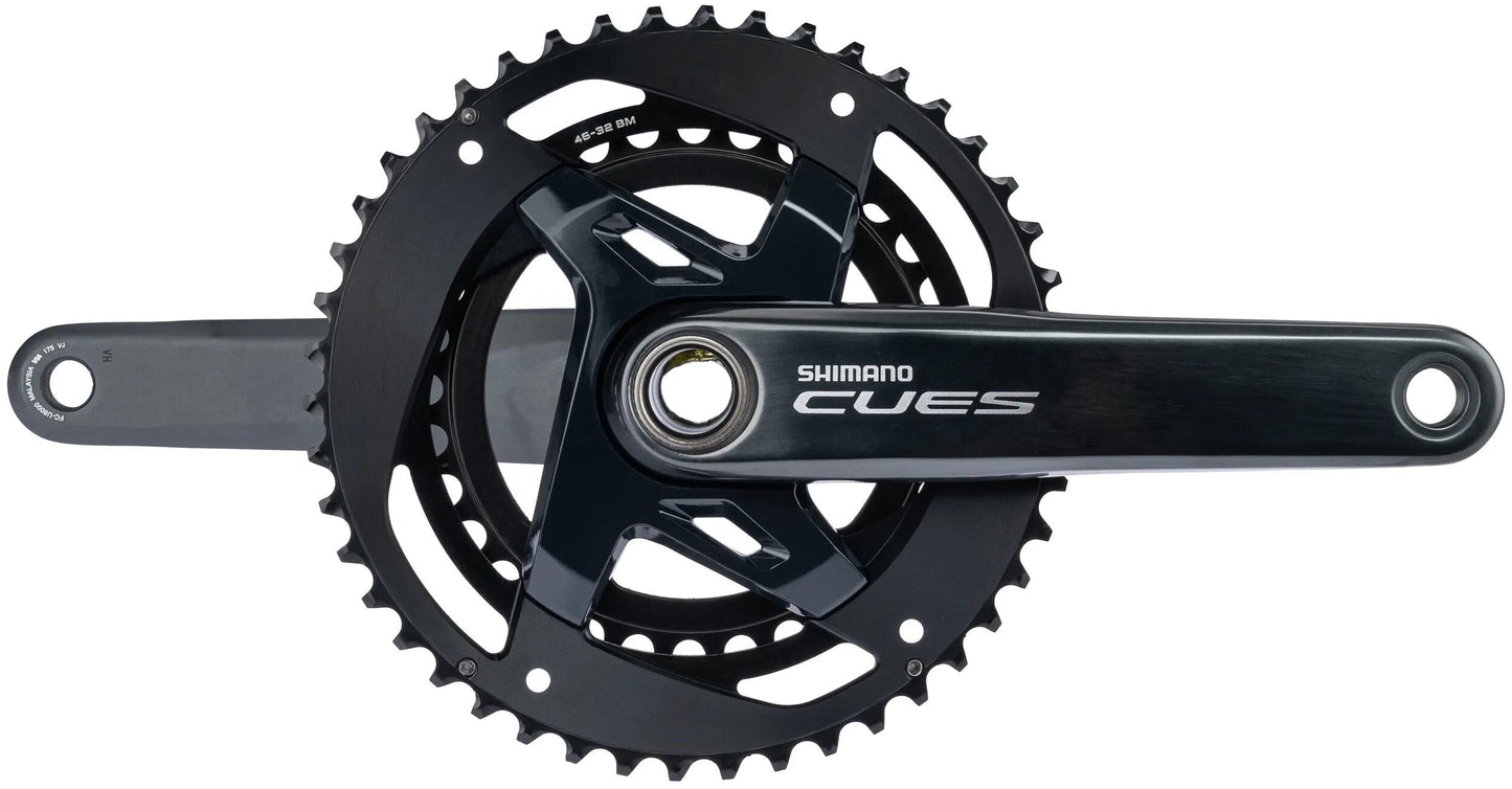 SHIMANO kettenradgarnitur cues fc-u8000-2 crankset shim.cues fc-u8000-2 175mm