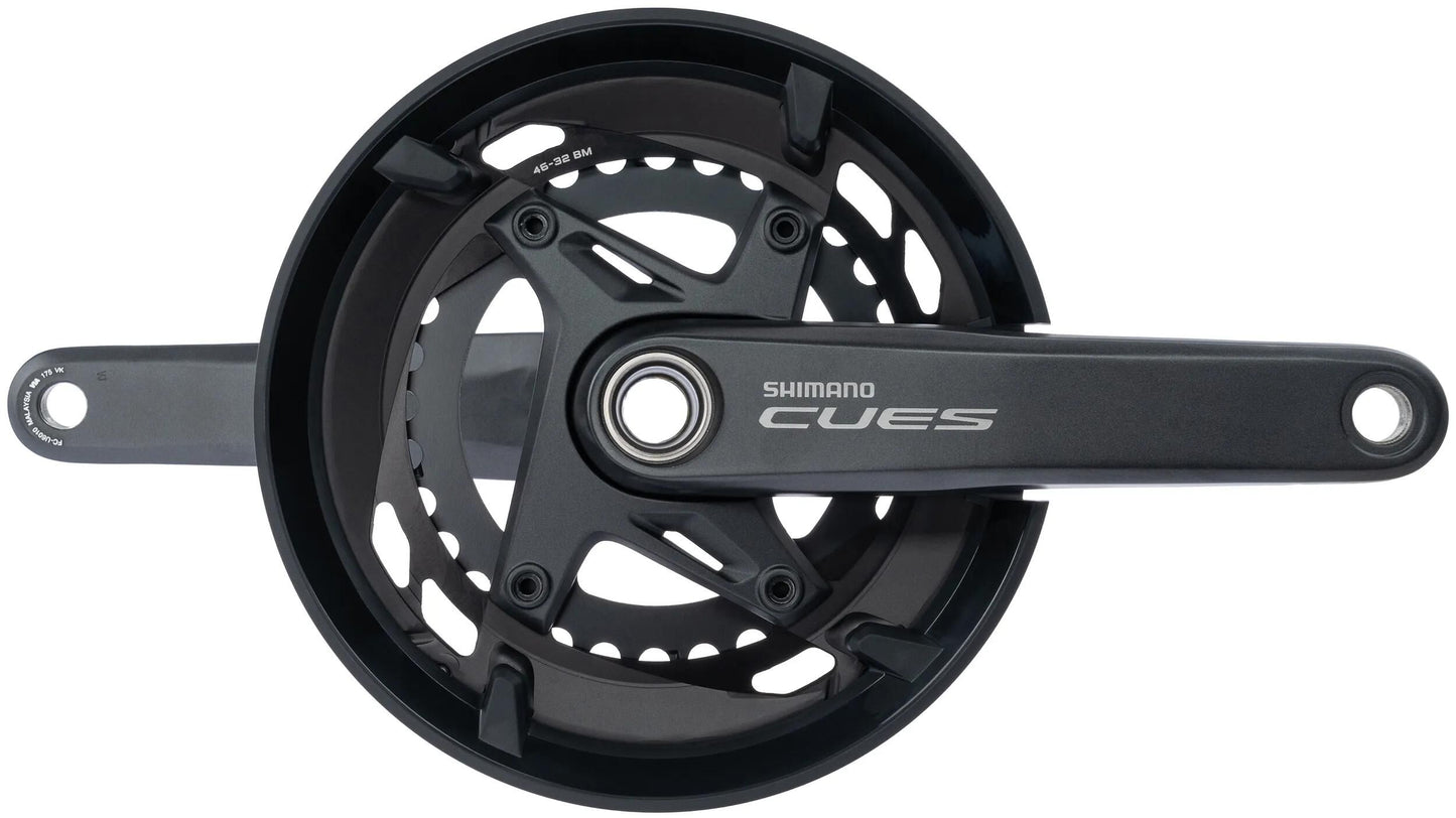 SHIMANO kettenradgarnitur cues fc-u6010-2 crankset shim.cues fc-u6010-2 175mm with cgr