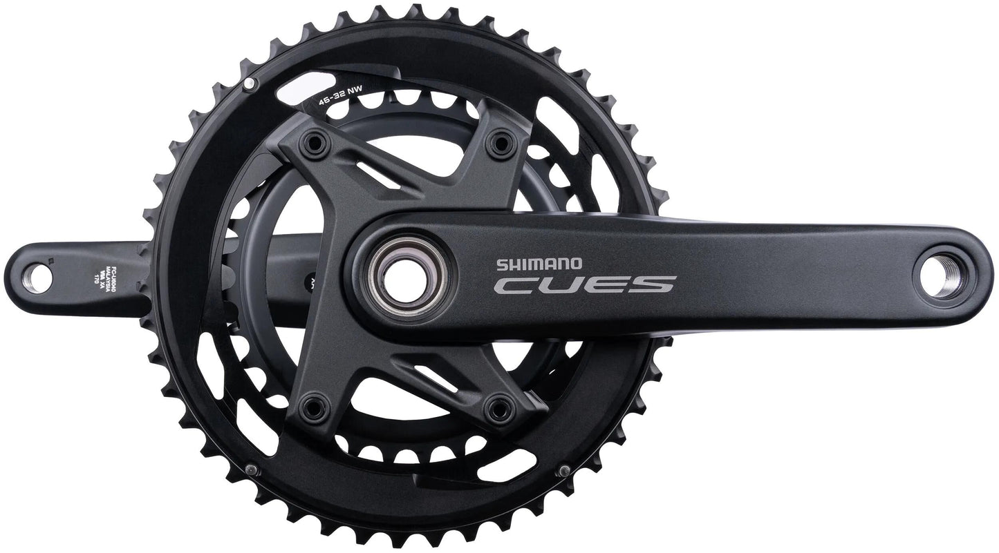 SHIMANO kettenradgarnitur cues fc-u6040-2 shim.krg u6040-2 46 32 170 sw 9 10f ht