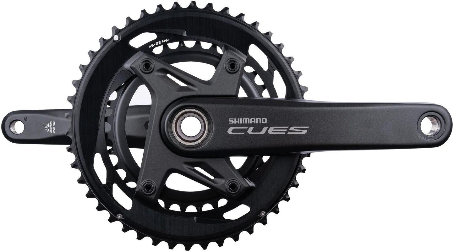 SHIMANO kettenradgarnitur cues fc-u6040-2 shim.krg u6040-2 46 32 172.5 sw 9 10f ht