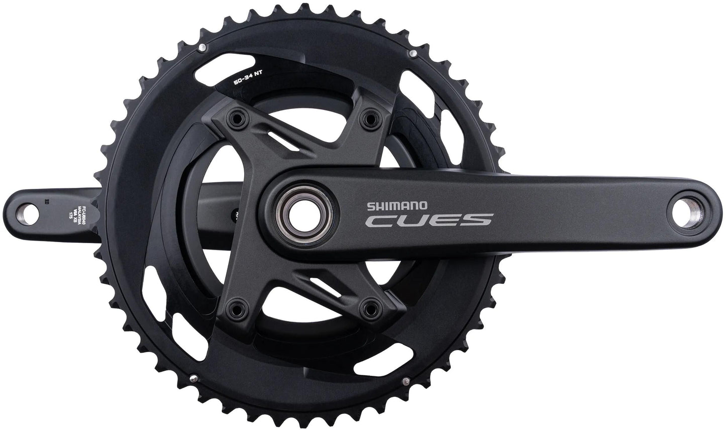 SHIMANO kettenradgarnitur cues fc-u6040-2 shim.krg u6040-2 50 34 175 sw 9 10f ht