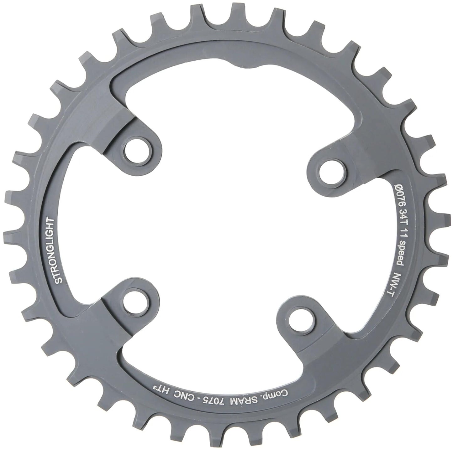 STRONGLIGHT kettenblatt ht3 chain ring strongl. ht3 34t inner alu black