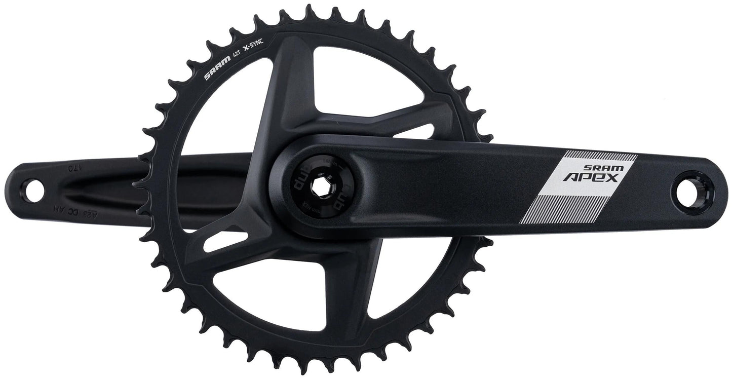 SRAM kettenradgarnitur apex 1 krg apex dub 83a cannondale 170mm 42t