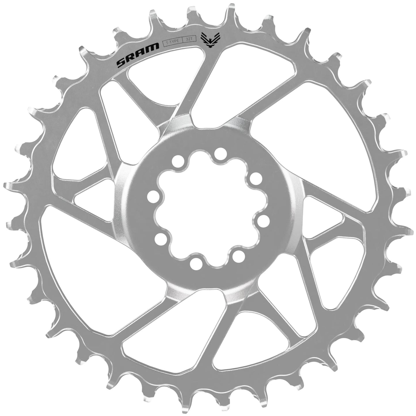 SRAM kettenblatt eagle 90 transmission chainring eagle 90 t-ty. 32z. 3 mm off silb.