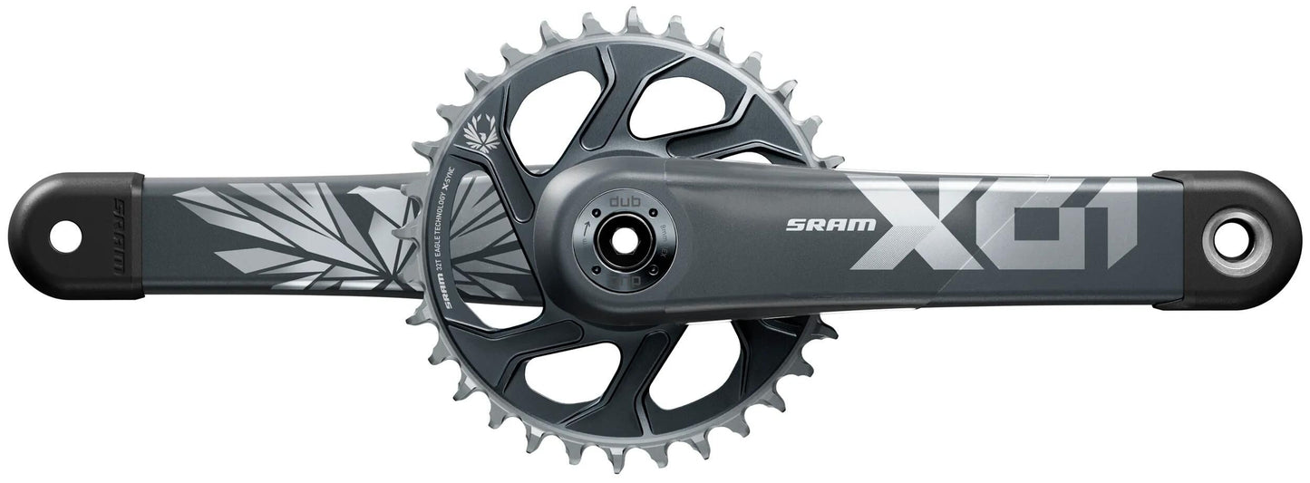 SRAM kettenradgarnitur x01 eagle crankset x01 eagle 32t 175mm lunar polar