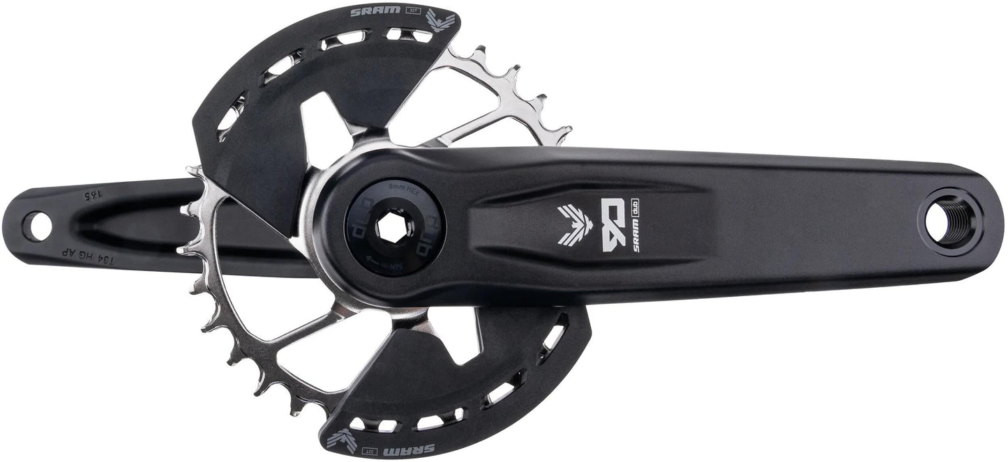 SRAM kettenradgarnitur eagle 90 transmission krg 90 eagle tt dub 165mm 32 z. steel black