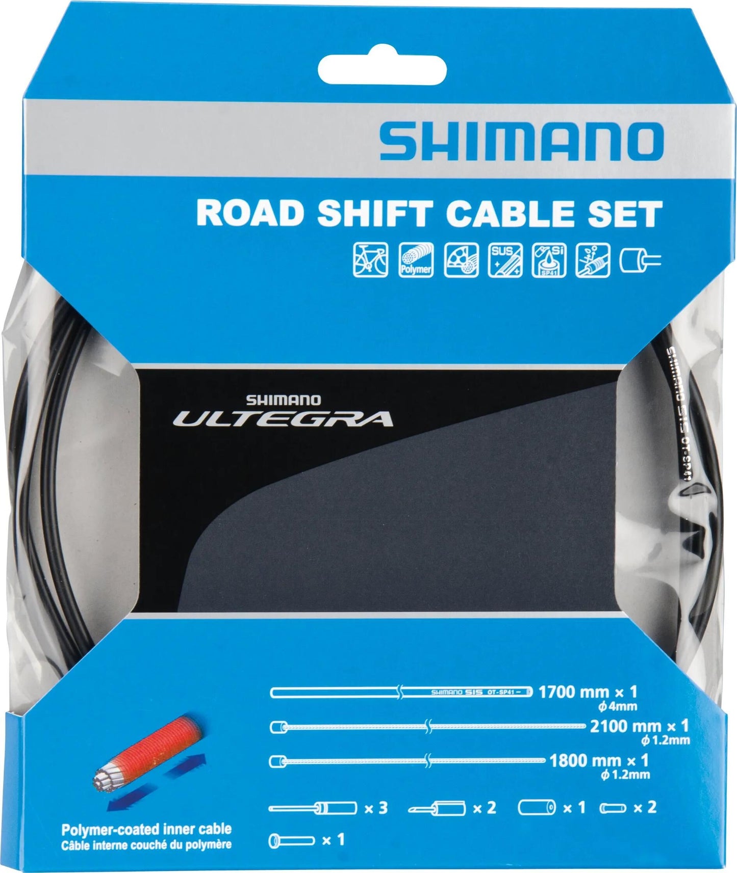SHIMANO schaltzug-set shim.derail.cab.set ult bl.