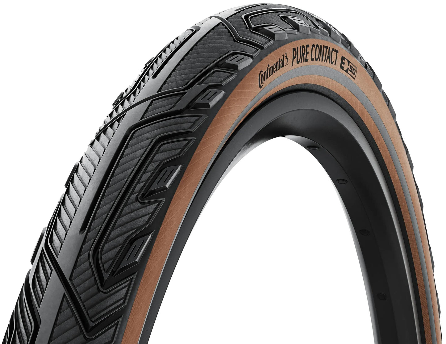 Continental vouwband pure contact 50-622 zwart bruin