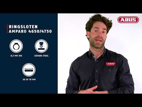Abus Amparo slot 4650SL - ART2 - Zwart - Fietsslot