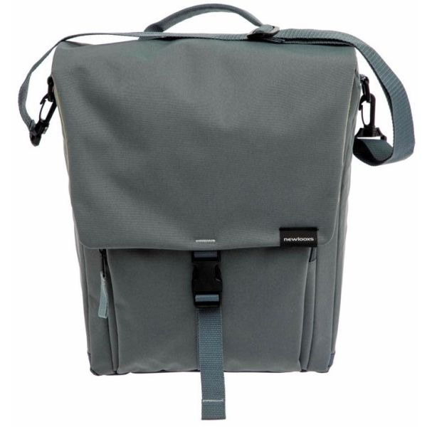 Burgers - New Looxs Tas new looxs tulum enkel grijs groen | 16l