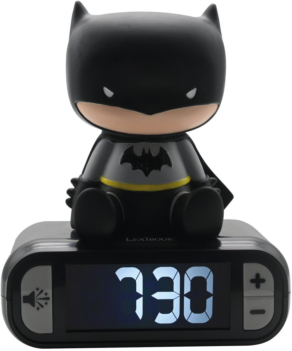 Lexibook Digitale wekker met batman 3d nachtlampje en geluidseffecten