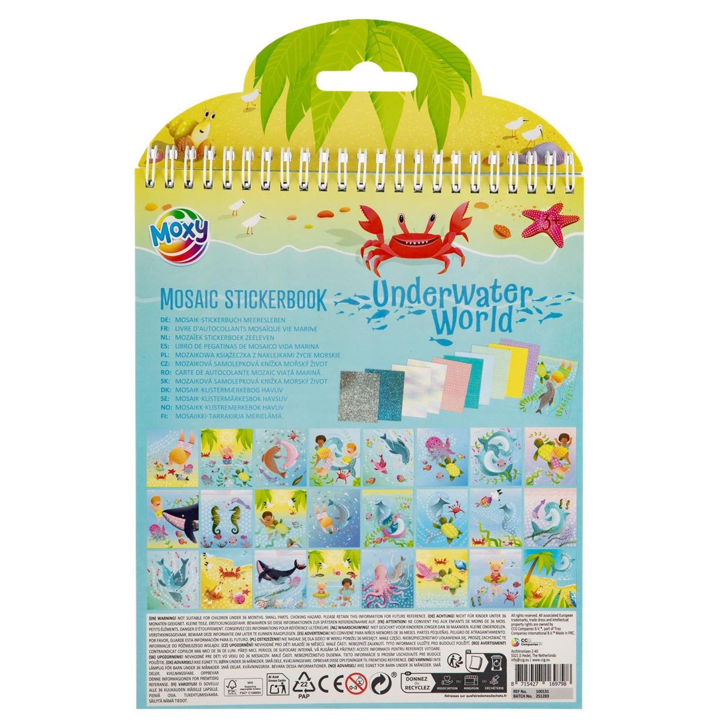 Moxy Mosaic stickerboek underwaterworld