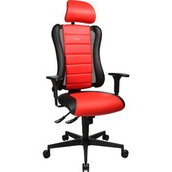 Gamingstoel TOPSTAR Sitness RS zwart, rood lendensteun