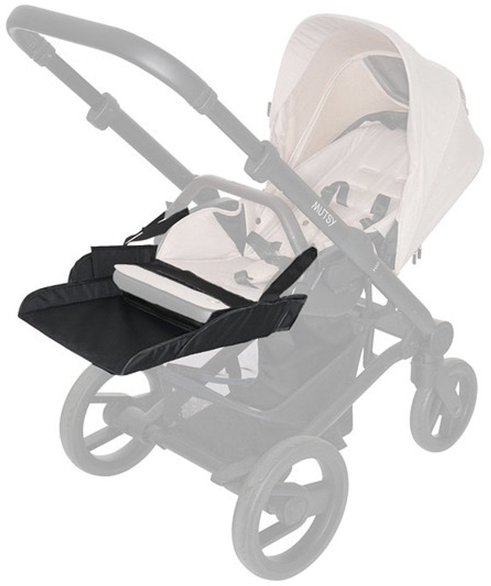 Dooky® Dooky buggy seat extender - verlengt zitvlak met 40cm - zwart - universeel, past op de meeste buggy's