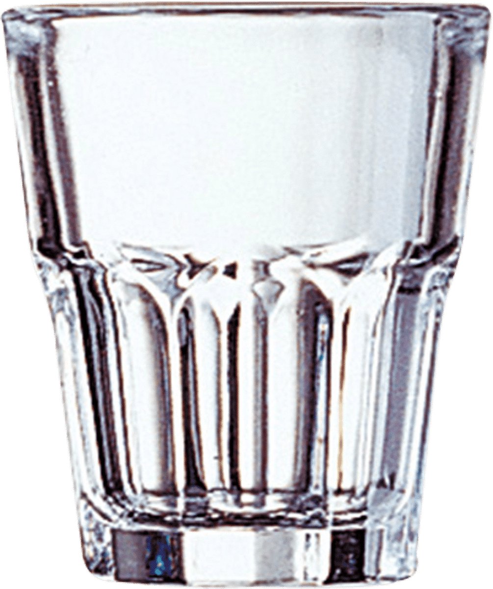 Arcoroc granity shotglas 4,5 cl - 12 stuks