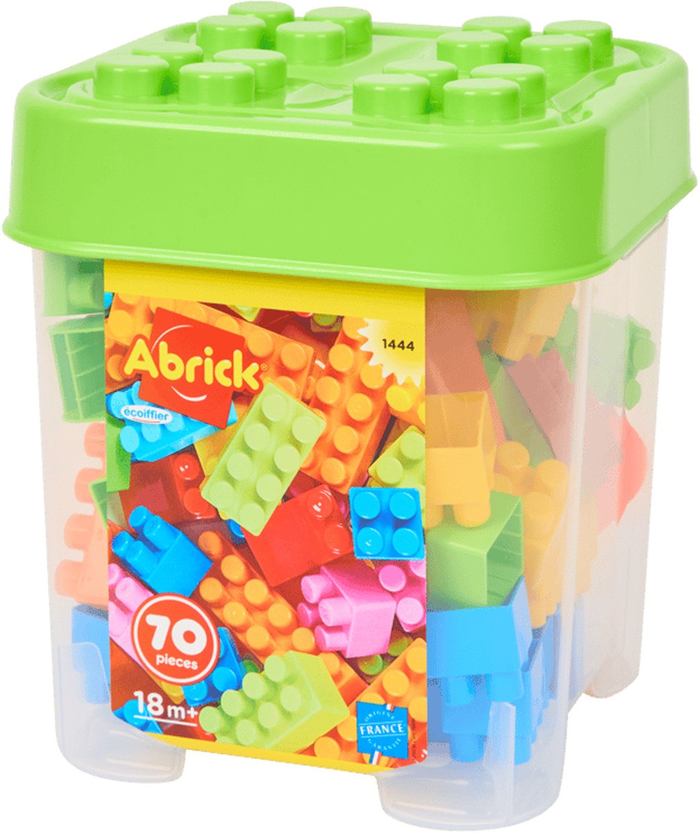 Ecoffier Ecoiffier abrick bouwblokken jungle in opbergbox - 70dlg.