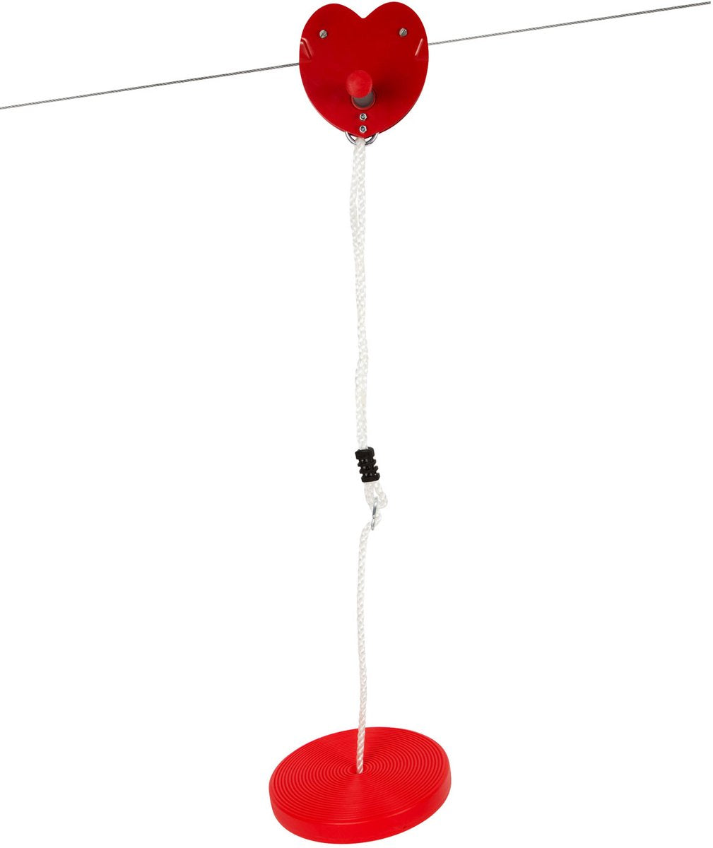 Small Foot - kabelbaan met schommelschijf set