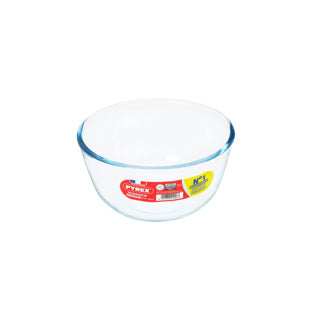 Pyrex mengkom 0.5 ltr. glas
