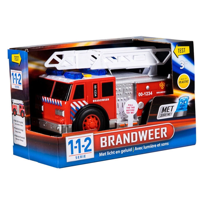 City 112 rescue racers brandweer met licht en geluid