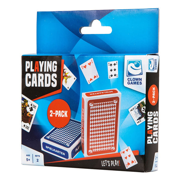 Clown Games speelkaartenset 2 stuks